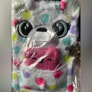 Soft furry Note pad with mini note pad with it